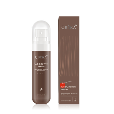 Unisex 80ml QBEKA Polygonum Multiflorum Hair Growth Liquid for 15-Day Follicle Activation