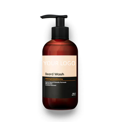 Private Label Support CLEANSE AND NOURISH Mens Beard Wash for Nourished Facial Hair