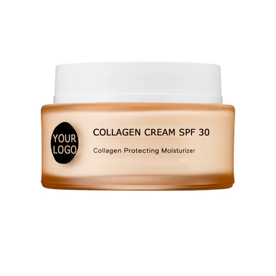 Collagen Cream SPF 30 Private Label Moisturizer for Day and Night Skin Revitalization
