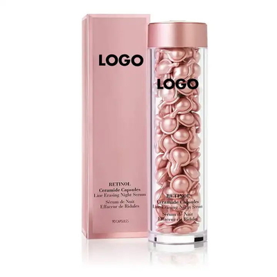 3 Years Shelf Time Ceramide Capsules Daily Youth Restoring Serum Custom Package and Logo