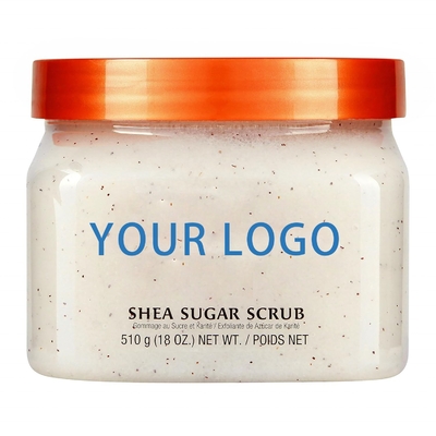 OEM Flower-Scented Body Scrub Cream for Dull Skin Exfoliating and Illuminating Formula