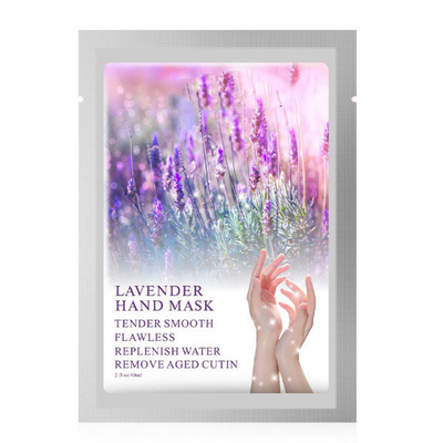 Regular Size Lavender Hand Mask Exfoliating and Moisturizing Customizable Sheet Form