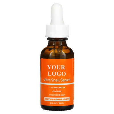 Rejuvenating Private Label Snail Mucin Repair Serum for Women's Skin Customization