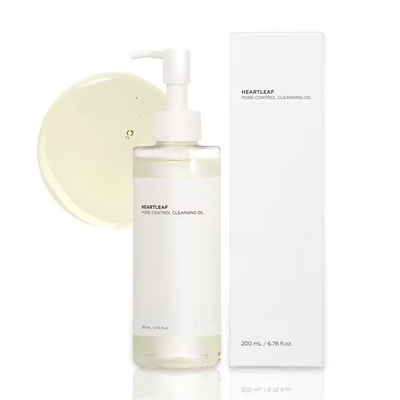Private Label Support Customize Heartleaf Pore Control Cleansing Oil Facial Cleanser