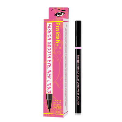 Carbon Black Eyeliner Pencil Water Activated Private Label Eyeliner in Rose Gold Color