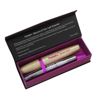 Prolash Mascara Fiber Lash Extender Semi Permanent Waterproof Black Eyelash Extension Kit