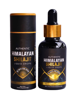 Authentic Himalayan Health Dietary Supplement Shilajit Liquid Drops