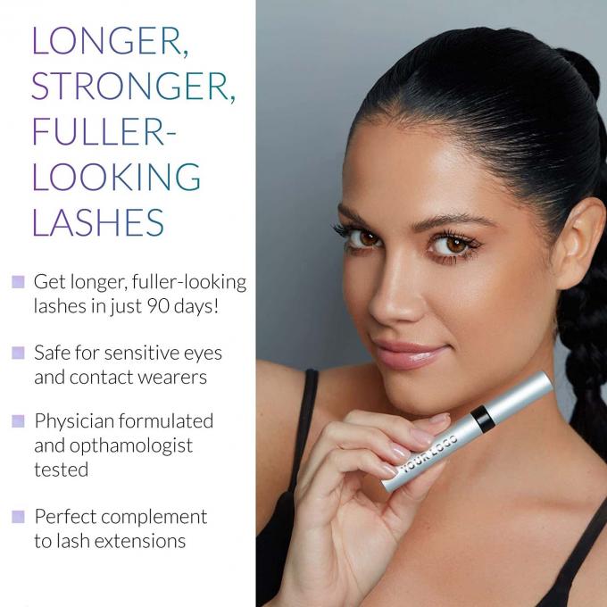 Customization Natural Eyelash Growth Serum QBEKA Eyelash Wholesale Rapid Effect Best Selling Thickener And Lengthener 4
