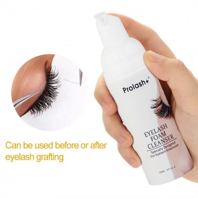 No Irritation Eyelash Foam Cleanser, Lash Shampoo Eyelash Mousse, Foaming Wash Foam Pump 60ml 4