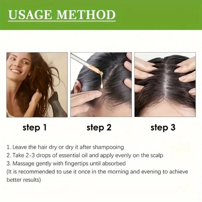 30 Essential Oils Extracts Rosemary Mint Scalp Hair Strengthening Oil for Custom Logo 1