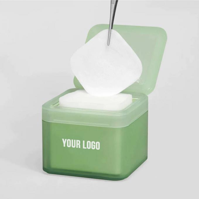 Custom Logo Daily Face Toner Pad for Female 7 Types of Square Cotton Facial Pads 1