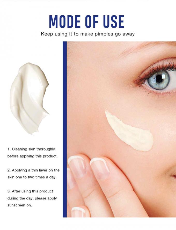 Lightening and Repairing Acne Scars Natural Organic Acne Treatment Cream Quantity 1000 6