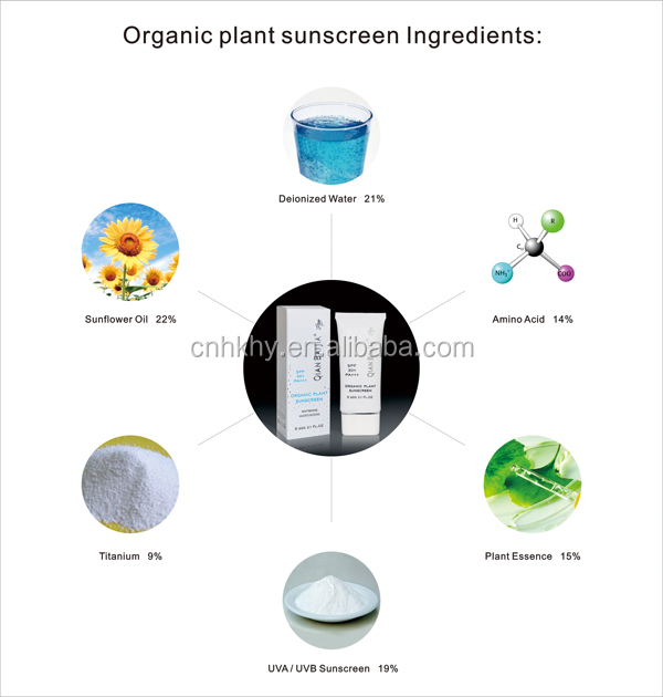 Sunscreen Protector Solar OEM/ODM Acceptable Organic Sunblock Cream for Face and Body 11