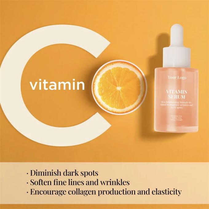 Natural Vitamin C Niacinamide Serum with Hyaluronic Acid and Customized Ingredients 1