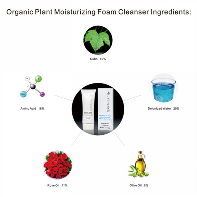 120g Volume Foaming Face Wash Organic Plant Moisturizing Formula for All Skin Types 9