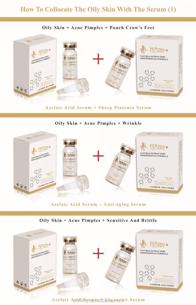 Day Time Used Organic Vitamin C QBEKA Sheep Placenta Serum Face Cream for Unisex 6