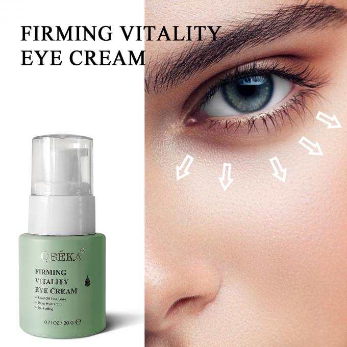 Vegan plant extract eye cream for lasting repair and anti-aging transparent formula 0