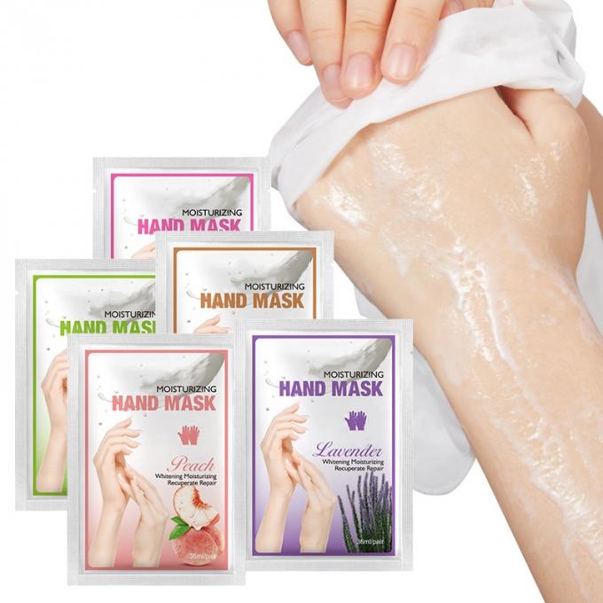 Regular Size Lavender Hand Mask Exfoliating and Moisturizing Customizable Sheet Form 0