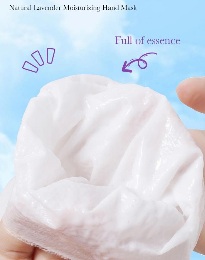 Regular Size Lavender Hand Mask Exfoliating and Moisturizing Customizable Sheet Form 4