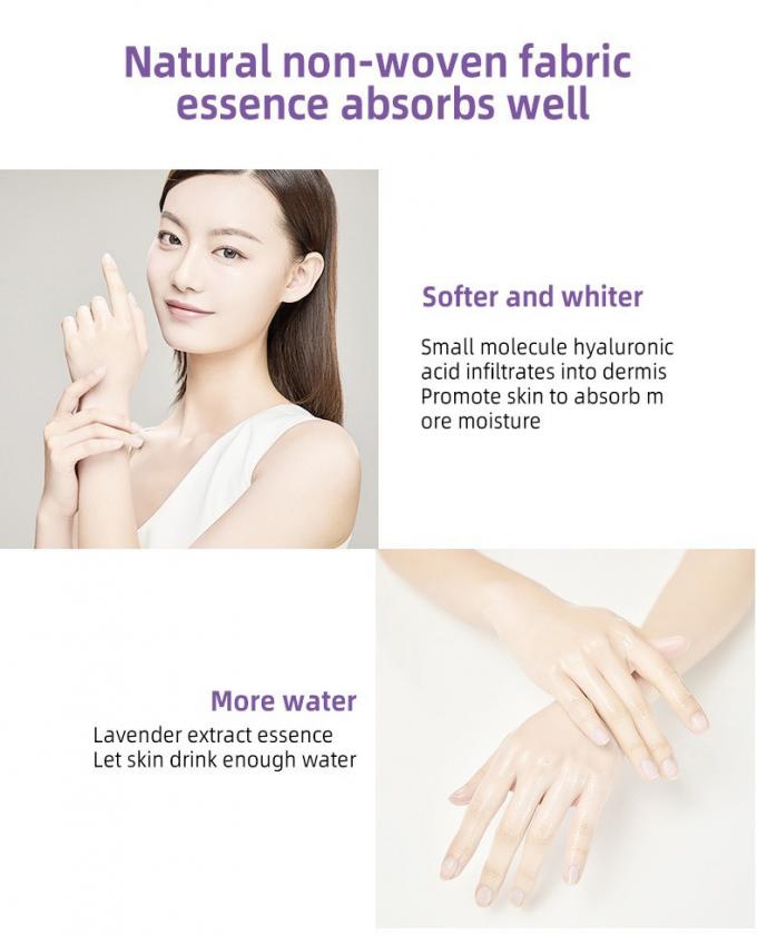Regular Size Lavender Hand Mask Exfoliating and Moisturizing Customizable Sheet Form 7