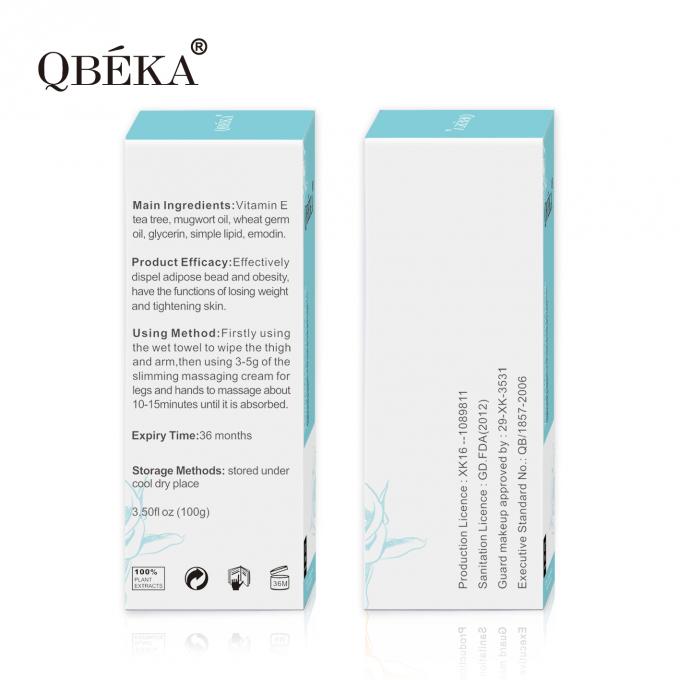 Body Slimming Massager Weight Loss QBEKA Jojoba Oil Hot Cream for Legs and Hands 9