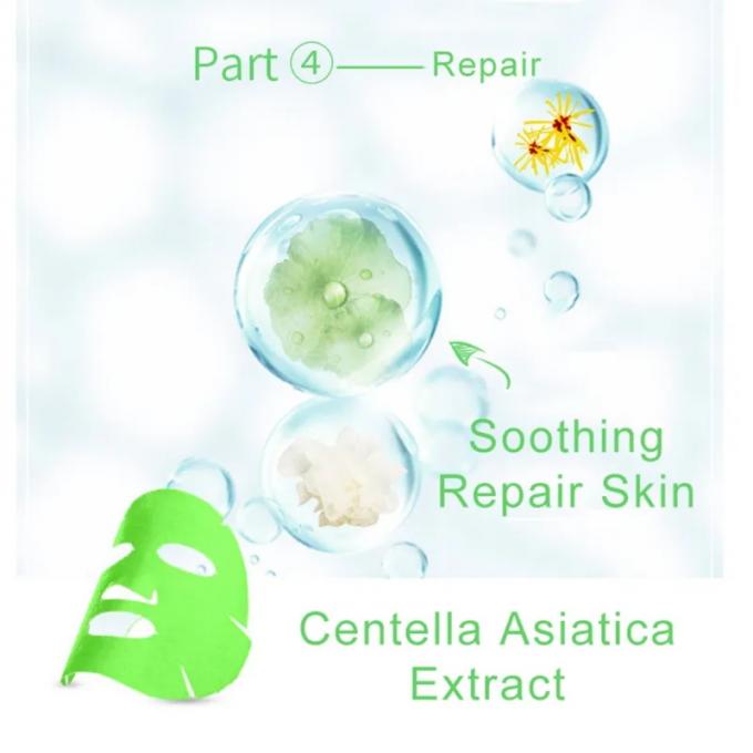 Multi-Colour Hyaluronic Acid Face Mask for Moisturizing and Brightening Unisex Skin 3
