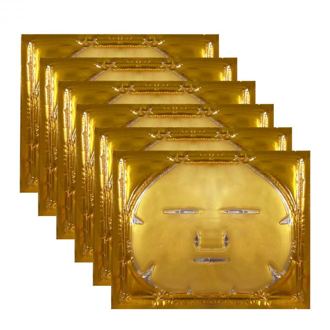 Organic 24K Gold Face Mask For Home Soothing Gel Customizable Collagen Crystal Beauty 1