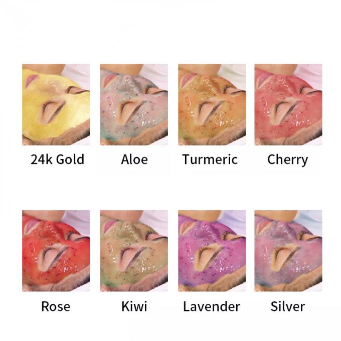 Home Peel-Off Lavender Jelly Mask Face Spa Anti Aging Hydrating Powder Mask Customized 8