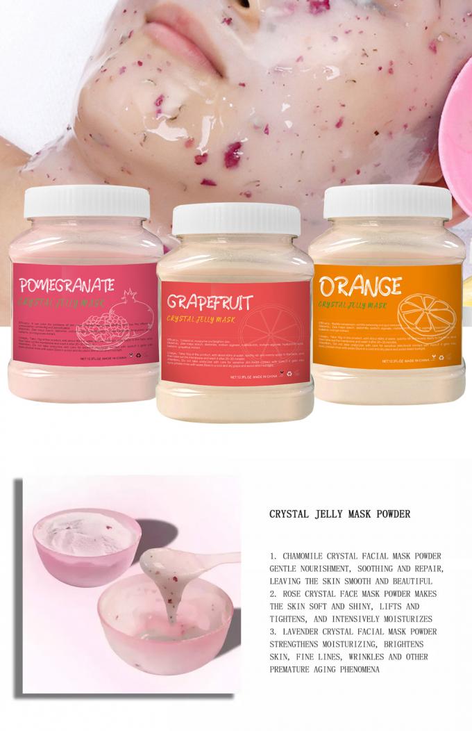 650g Volume Organic Fruit Mask Powder for Face Care DIY Crystal Jelly Mask Product 4