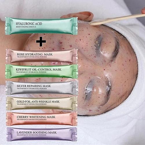Private Label Hyaluronic Acid Face Mask Whitening Function Facial Mask Soft Mud Mask 4