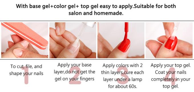 Vibrant and Long-lasting Multi-color UV Gel Nail Polish with Acrylates Copolymer 6
