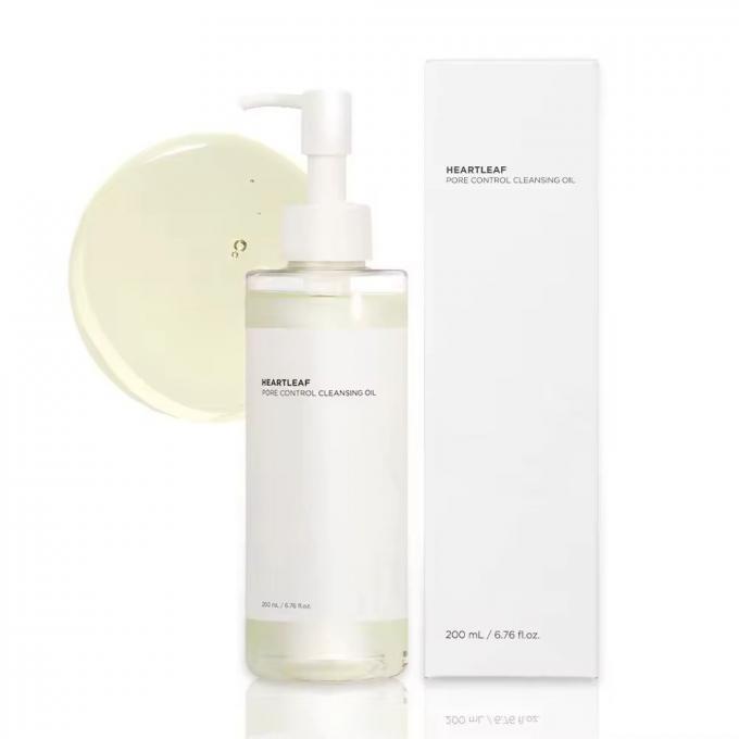 Private Label Support Customize Heartleaf Pore Control Cleansing Oil Facial Cleanser 0