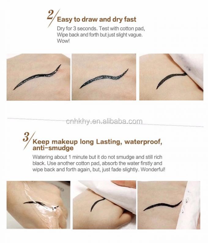 Waterproof Eyeliner Long-lasting Eye Makeup Pen Ultra-fine Clip Liquid Sweat Resistant Tool 5