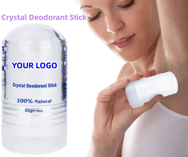 Customized Fragrance Alum Crystal Stone Deodorant for Women Long Lasting Fragrance Balm 8