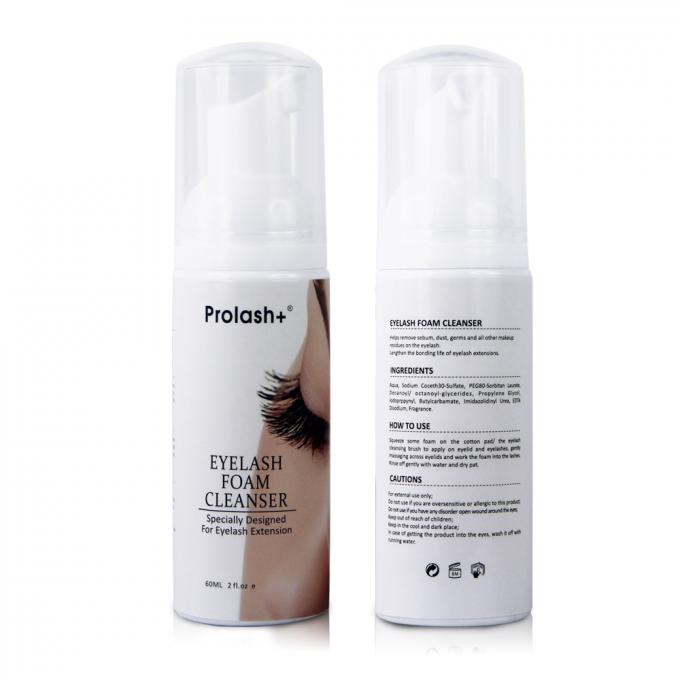 Custom Private Label Logo Lash Wash Cleaning Eyelash Shampoo Product Liquid Form for Face 9