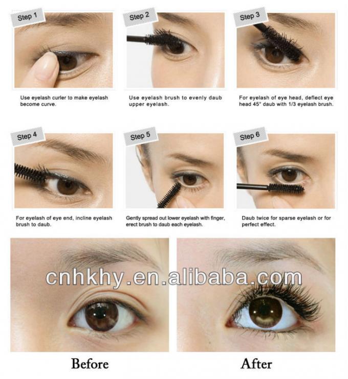 OEM Cosmetic Mascara Lengthening Eyelash Fiber Mascara for Stronger and Longer Lashes 2