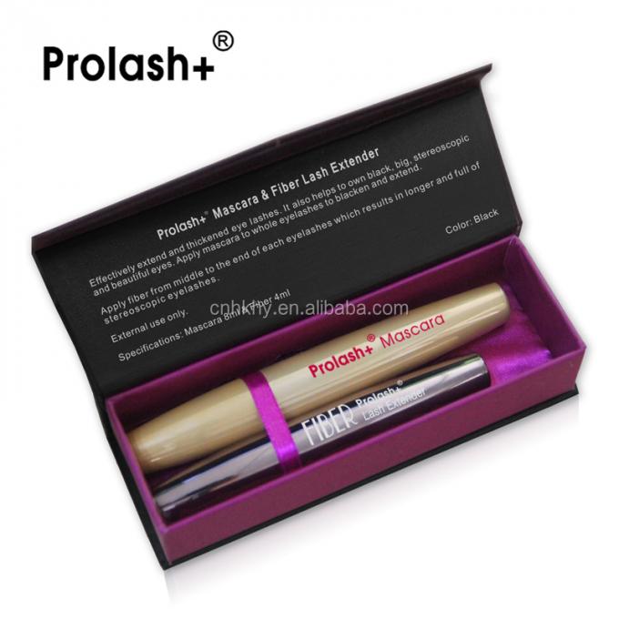 Prolash Mascara Fiber Lash Extender Semi Permanent Waterproof Black Eyelash Extension Kit 9