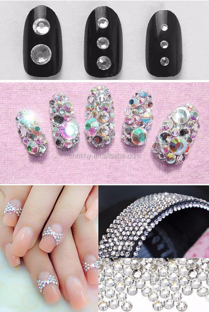 Nail Rhinestones L01 Flat Back Phone Decoration 3D Glitter Stones for Manicure Tool 45g 4
