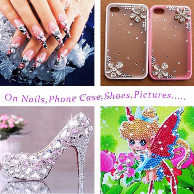 Nail Rhinestones L01 Flat Back Phone Decoration 3D Glitter Stones for Manicure Tool 45g 5