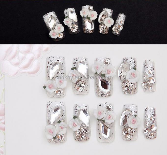 Nail Rhinestones L01 Flat Back Phone Decoration 3D Glitter Stones for Manicure Tool 45g 10