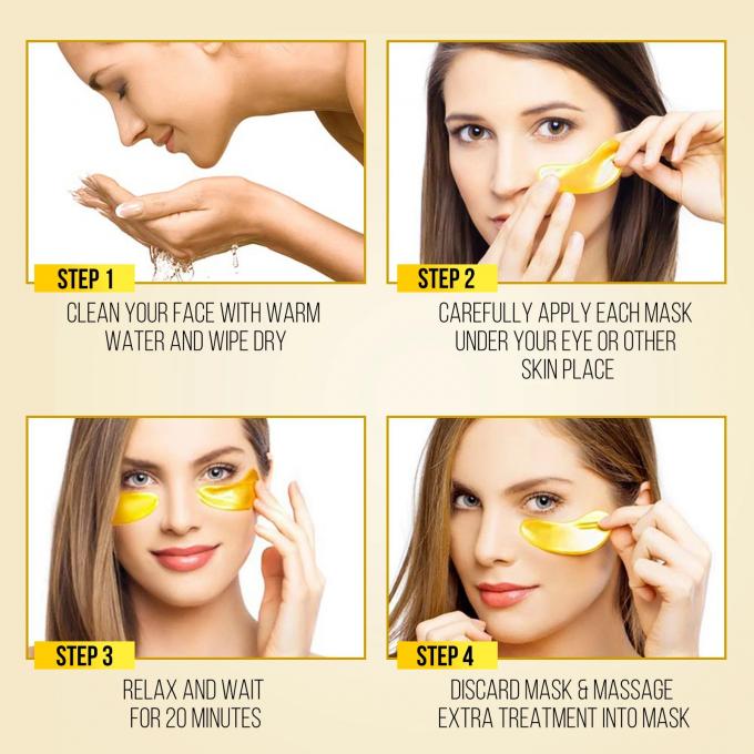 Hydrating Gold Eye Mask for Reducing Fine Lines and Wrinkles Professional QC Team 5