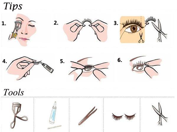 5 Pairs Natural Looking False Eyelashes Messy Long Black Waterproof Extensions A20 0